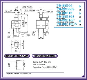 PB-22E16 DATASHEET